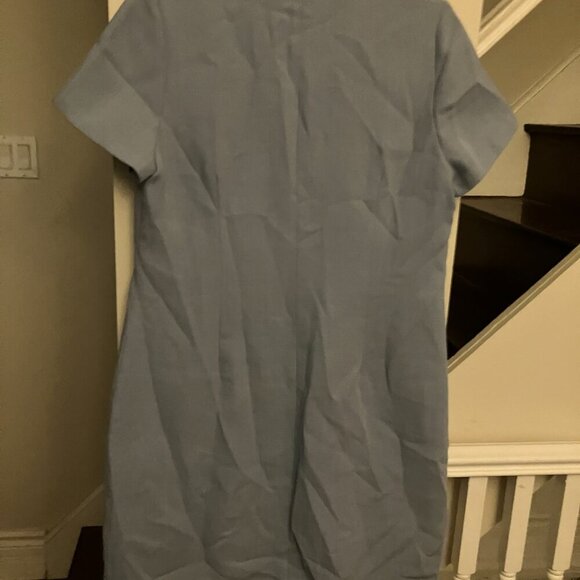 Marmelade Light Blue Zip Front Dress - Picture 5 of 6